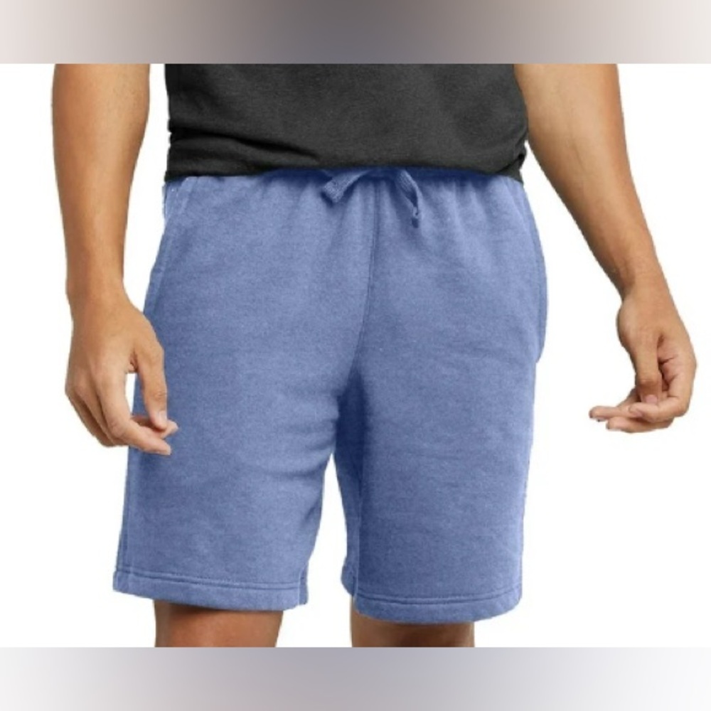 Hanes Originals Men’s Relaxed Fit 8” Inseam Drawstring Waistband Shorts Large